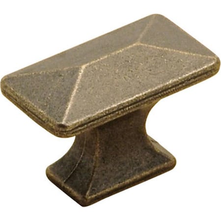 Belwith Keeler Bungalow 1.25 In. Rectangle Cabinet Knob- Windover Antique